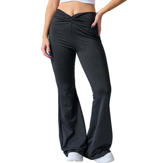 High Waist Bell-Bottom Pants