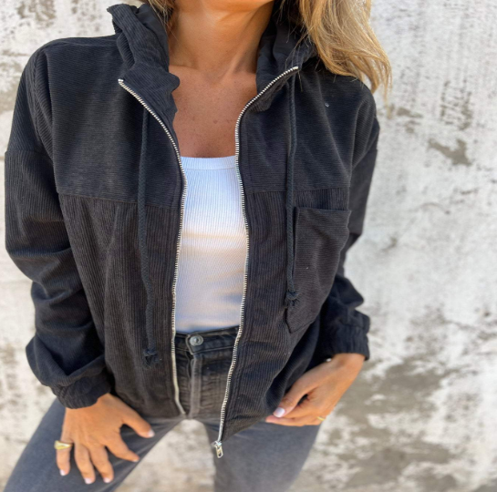 Elizabeth Hooded Zip Jacket