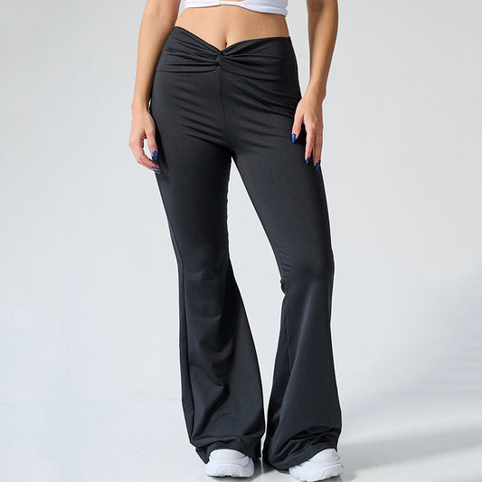 High Waist Bell-Bottom Pants