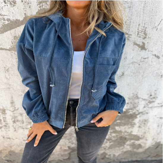 Elizabeth Hooded Zip Jacket