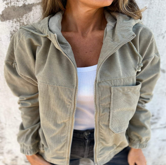 Elizabeth Hooded Zip Jacket