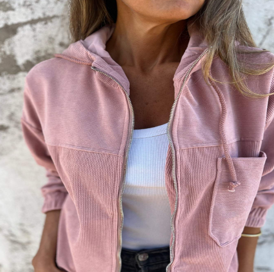 Elizabeth Hooded Zip Jacket